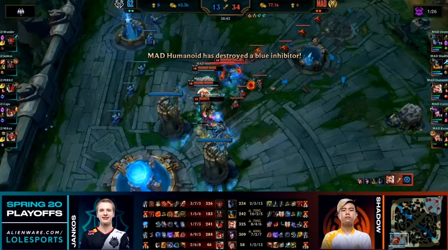 DK碾压MAD,Inspired线上压制力十足鏖战多局四强赛,锁定晋级资格 DK碾压MAD,Inspired线上压制力十足鏖战多局四强赛,锁定晋级资格